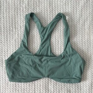 Sage Green Racerback Light Support Sports Bra